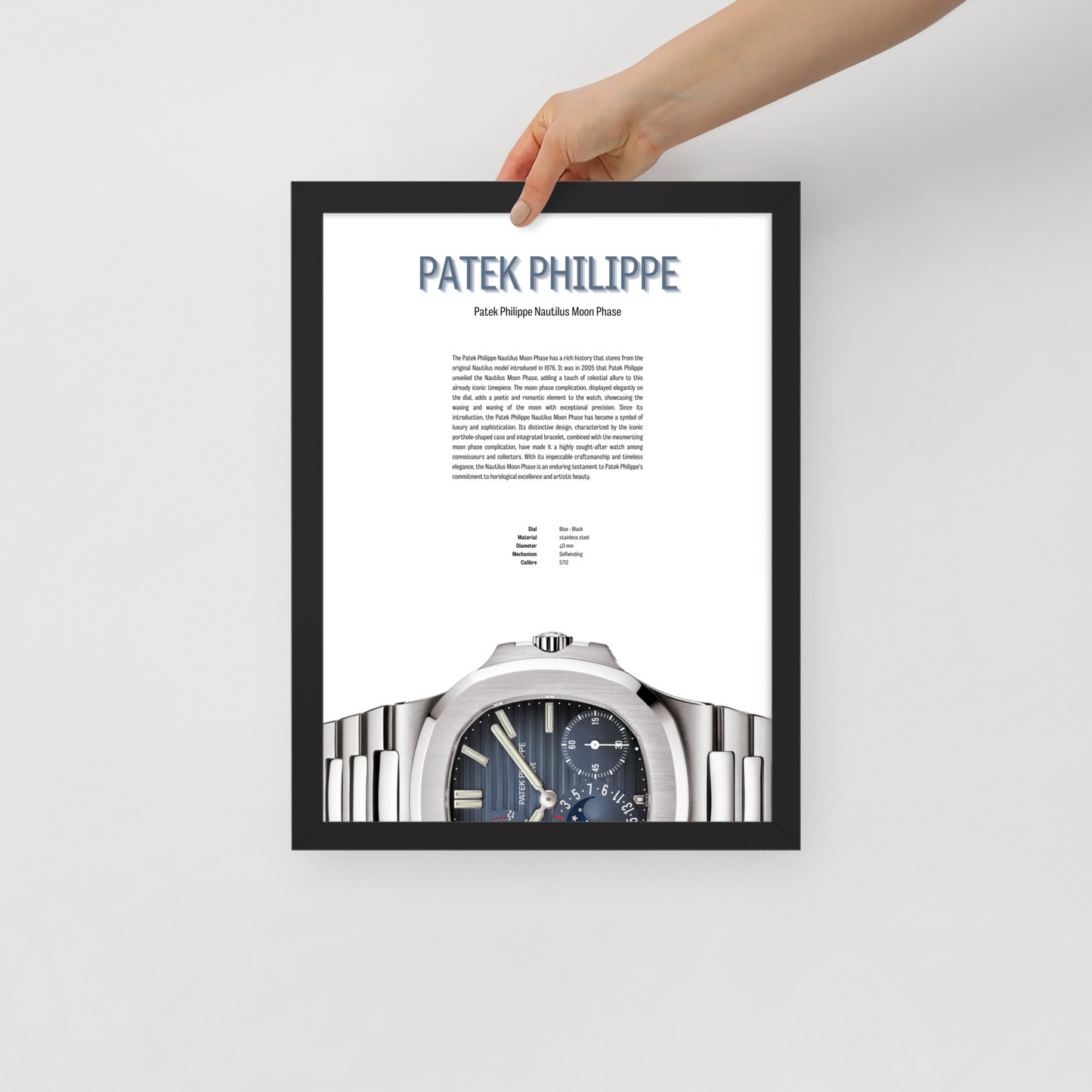 PATEK PHILIPPE Nautilus Moon Phase