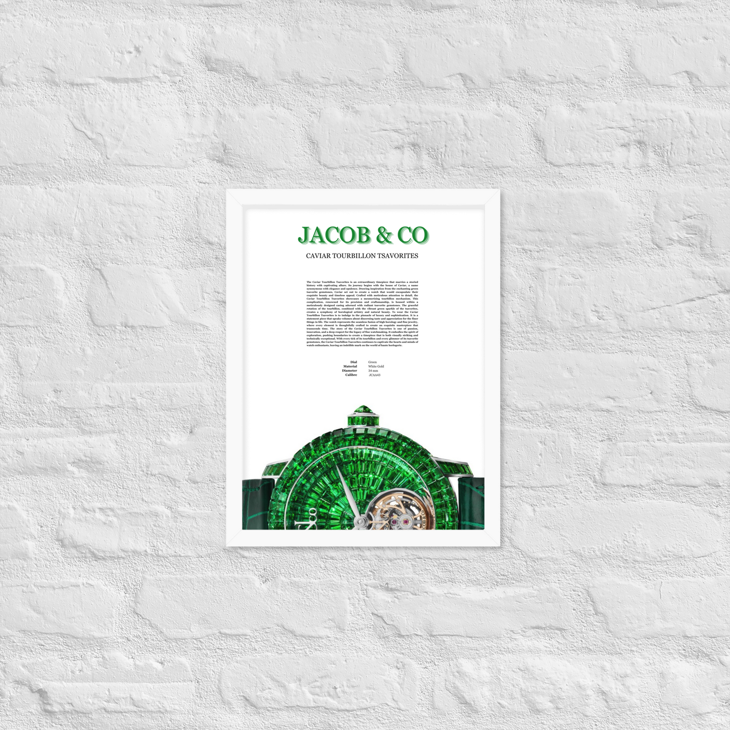 JACOB & CO Tsavorites