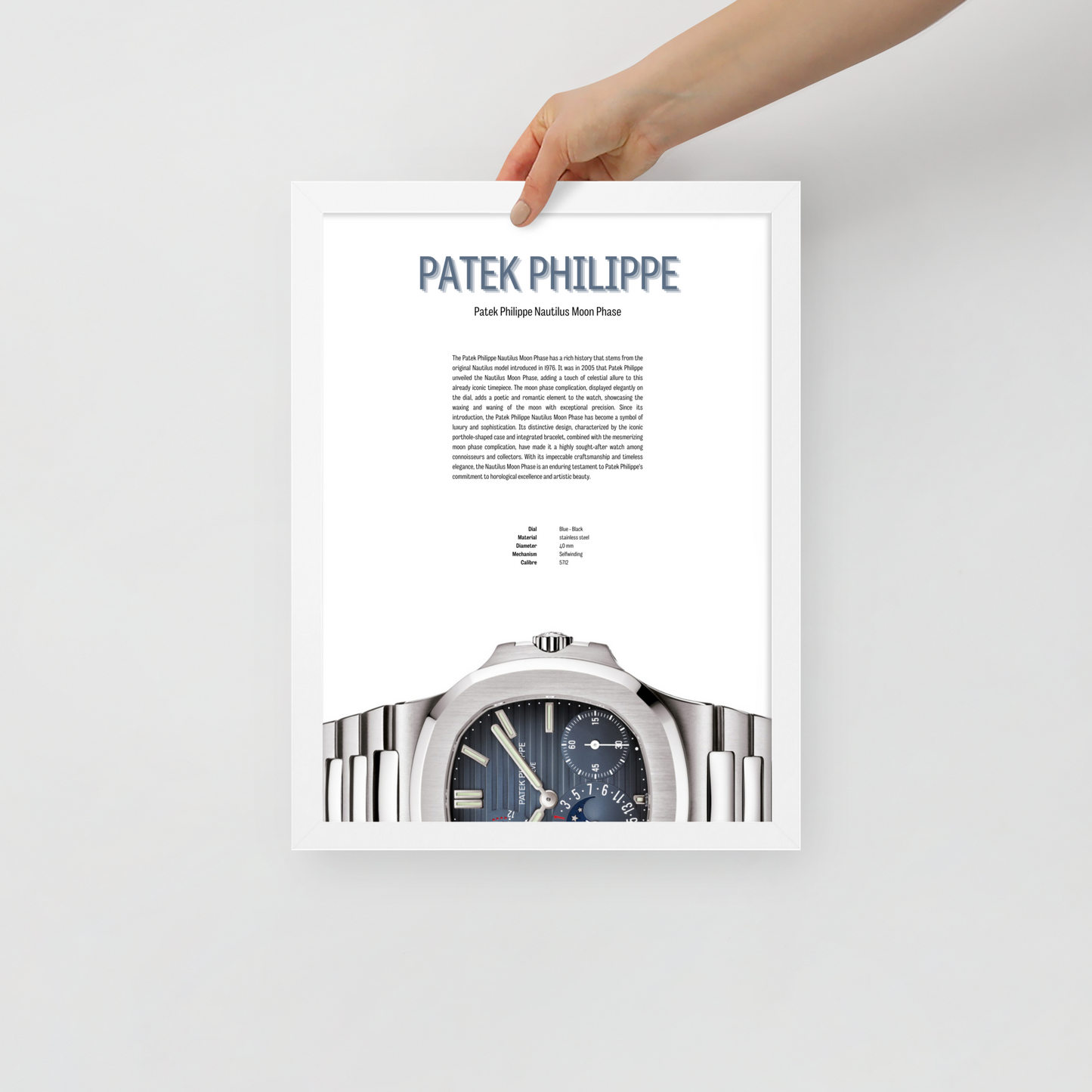 PATEK PHILIPPE Nautilus Moon Phase